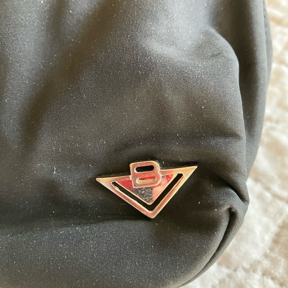 BOTEGA VANETTA nylon handbag.  Black.  6”x13”. Zip closure. Care card. - Picture 2 of 10